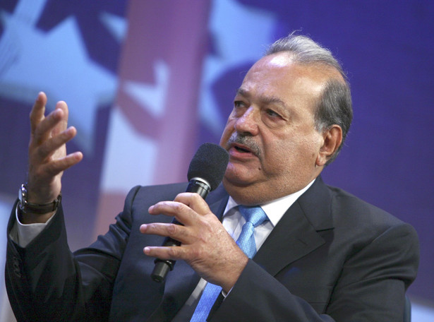 Pierwszy na liście Carlos Slim Helu z majątkiem 73 mld dolarów.