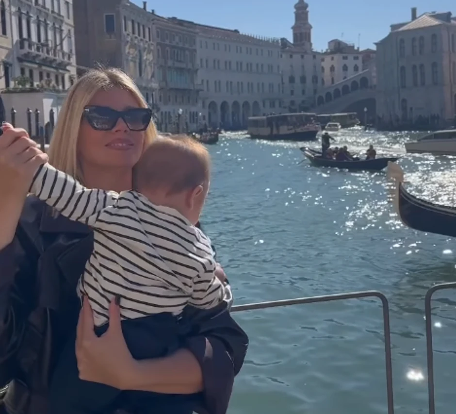 Tamara Dragić sa sinom