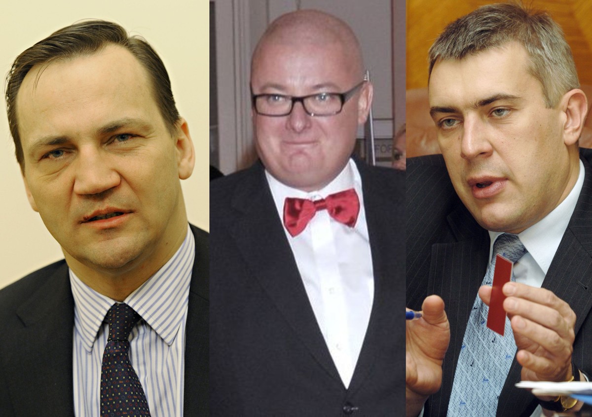 Radosław Sikorski, Michał Kamiński, Roman Giertych