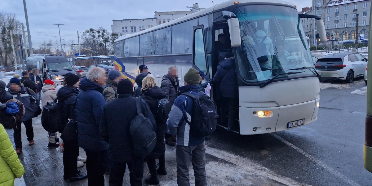 Na protest postanowiliśmy pojechać razem z manifestującymi. 