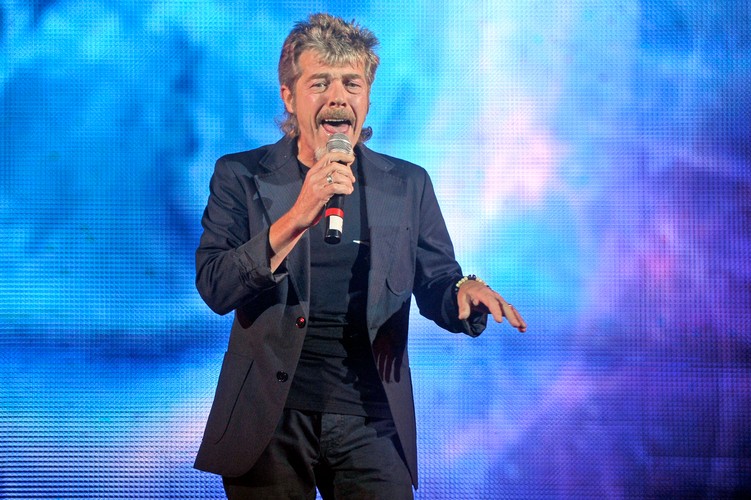 Ken Laszlo podczas koncertu Disco Fever w Kołobrzegu