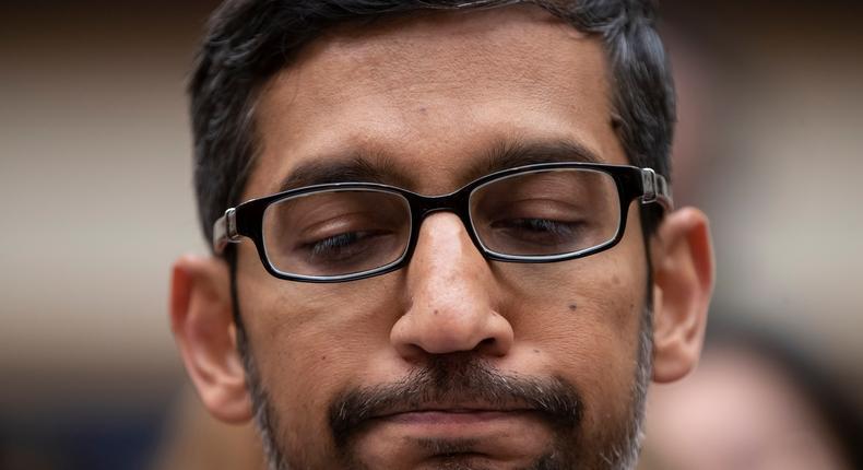 Google CEO Sundar Pichai.