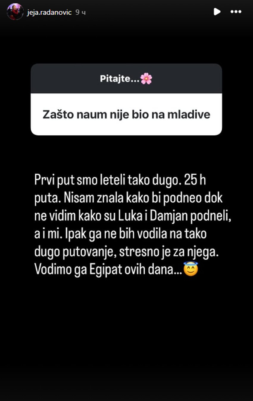 Jelena Radanović, objava