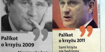 Palikot zmienił zdanie o krzyżu w 3 lata!