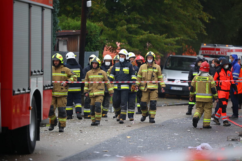 Wybuch gazu w wielopokoleniowej rodzinie strażaków