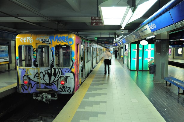 Stacja metra w Buenos Aires, Argentyna