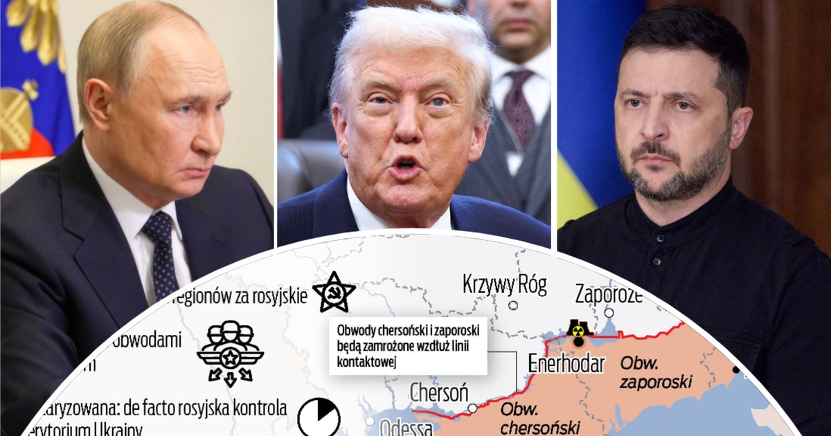 Co Ukraina może stracić w ramach porozumienia pokojowego? Pokazujemy to na mapie