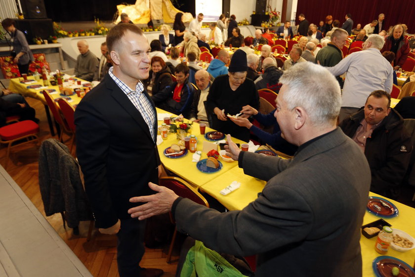 Świętochłowice. Centrum Kultury Śląskiej. Śniadanie wielkanocne dla potrzebujących