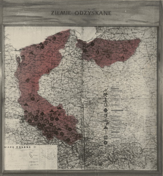 Ilustracja z albumu "Polska: Ziemie Odzyskane", 1947 r.