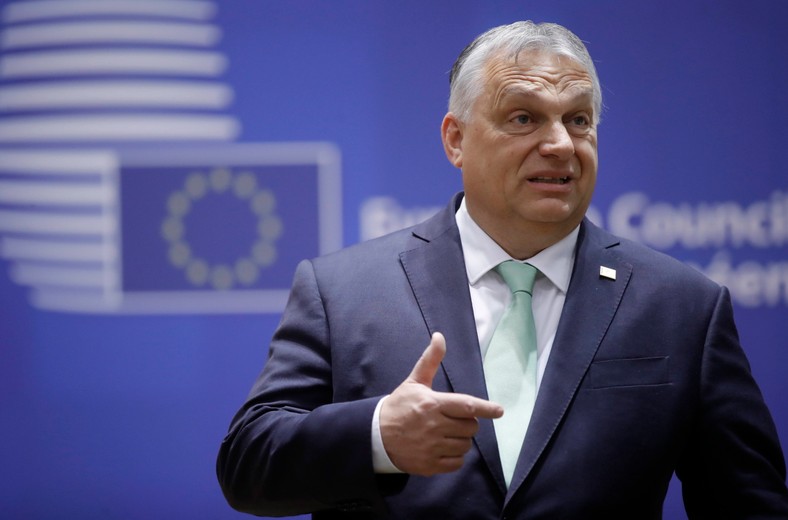 Premier Węgier Viktor Orban na szczycie UE w Brukseli, Belgia, 23 marca 2023 r.