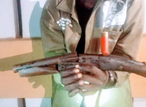 Lagos Police recover pistol, expended cartridge from suspect