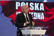 Jarosław Kaczyński na konwencji PiS