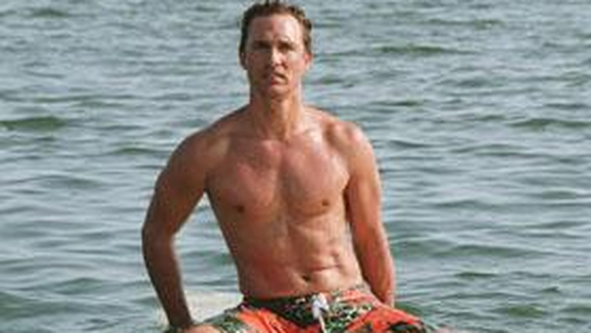 Matthew McConaughey zajął pierwsze miejsce w nowym rankingu posiadaczy najbardziej imponujących mięśni brzucha.