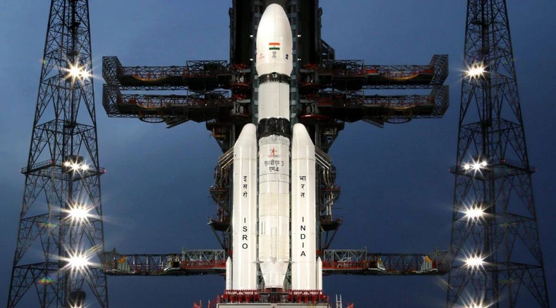 Rakieta LVM3 wystrzelona przez Indie na Księżyc w ramach misji bezzałogowej Chandrayaan-3