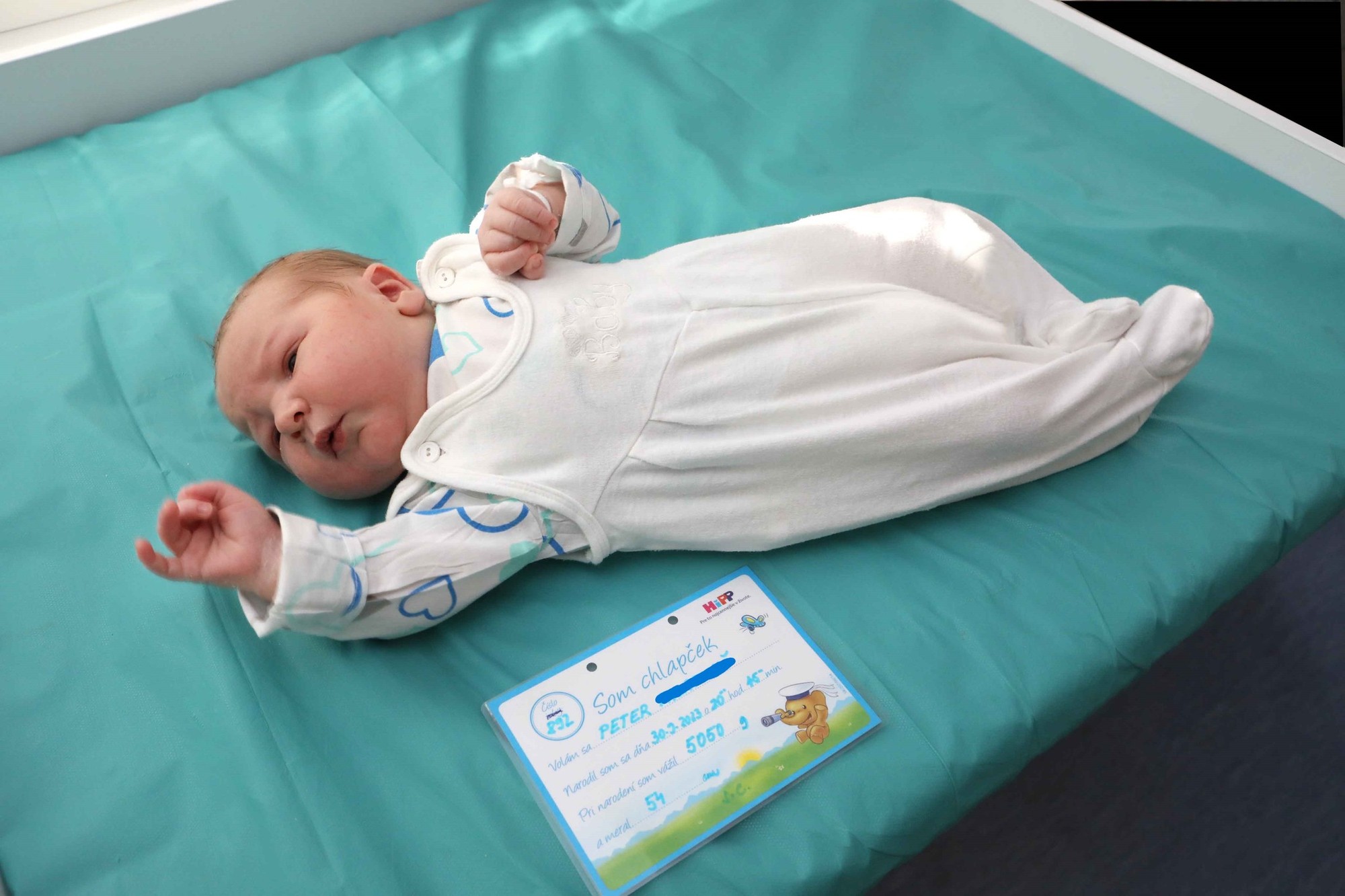 Peťko je krásne bábätko.