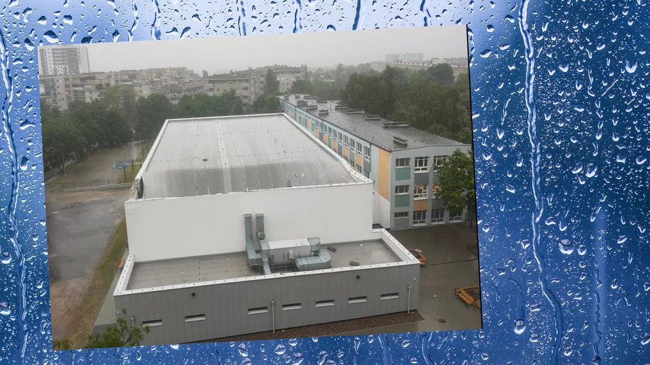Poznań. Zawalił się dach budynku. To hala sportowa przy jednej ze szkół