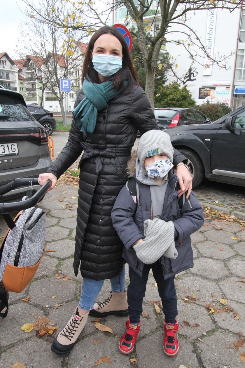 Sylwia Smolińska (36 l.) z synem Dawidem (7 l.) z Kołobrzegu