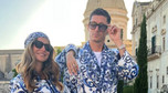 Anna i Robert Lewandowscy na pokazie domu mody Dolce & Gabbana na Sycylii