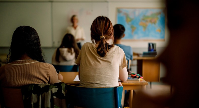 The author's teacher (not pictured) started calling her MaryLou because it was easier to say than her real name.Maskot/Getty Images/Maskot