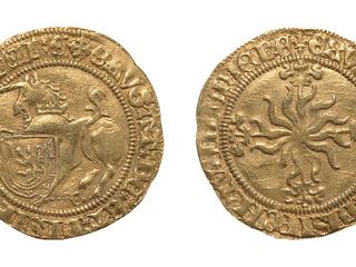 Gold unicorn of James III, king of Scotland 