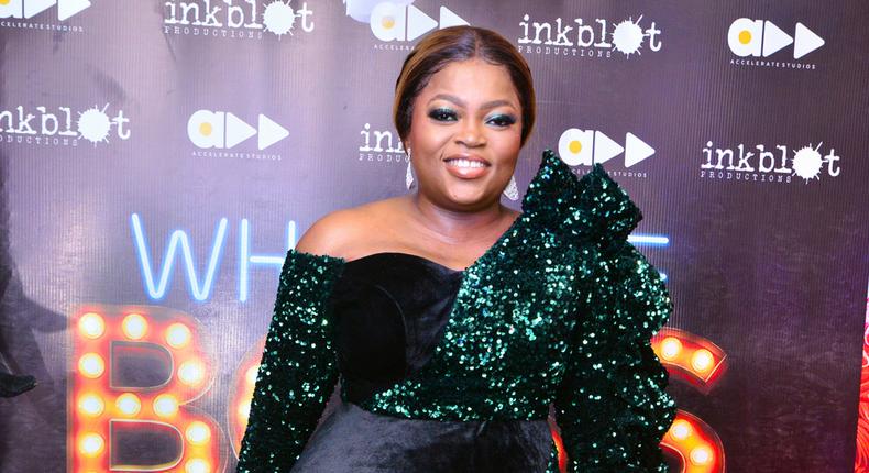 Funke Akindele Bello at the Who's The Boss movie premiere