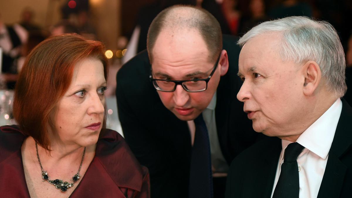 Antoni MacierewicJaroslaw Kaczynski, Barbara Skrzype