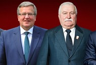 Frasyniuk, Wałęsa, Kwaśniewski, Komorowski