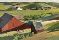 Edward Hopper, "Cobb's Barns, South Truro" (1930-33)