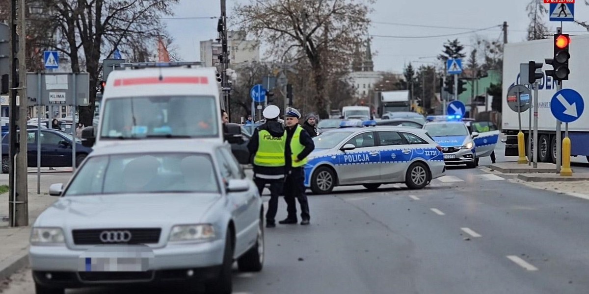 10-latka potrącona na przejściu dla pieszych.