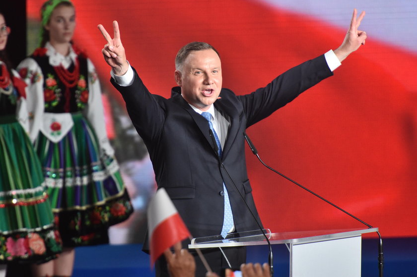 Andrzej Duda łapał oddech w dniu wyborów w krakowskiej willi