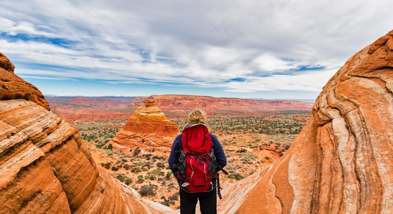 Hiking is a rewarding physical activity.Westend61/Getty Images