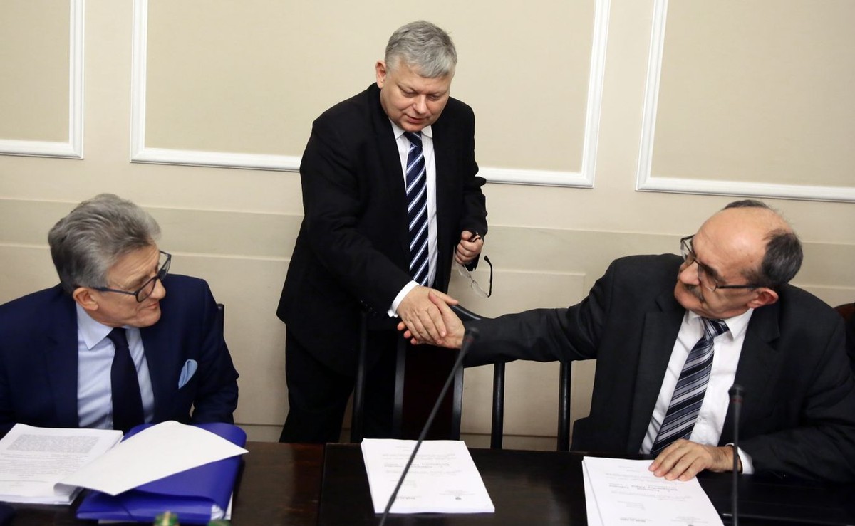 Marek Suski, Stanisław Piotrowicz i Andrzej Matusiewicz