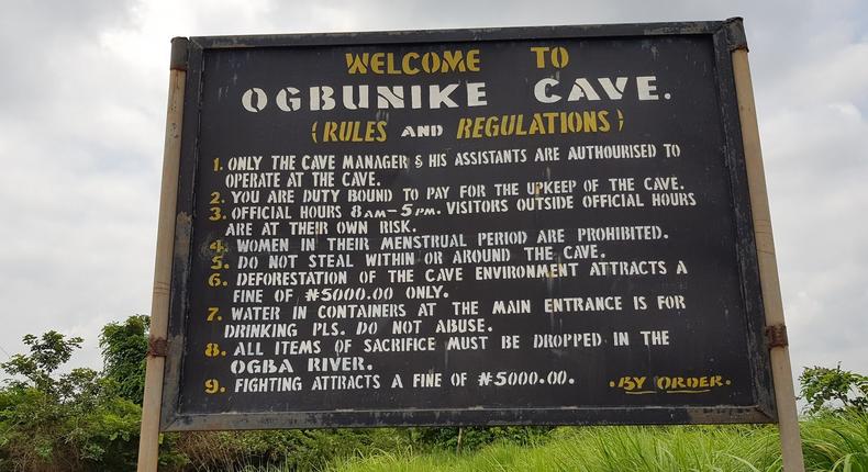 Ogbunike Caves is not for the faint of heart