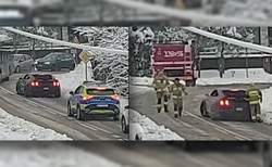 Policjanci patrzyli, a strażacy ruszyli z pomocą. Komentarze w sieci są bezlitosne!