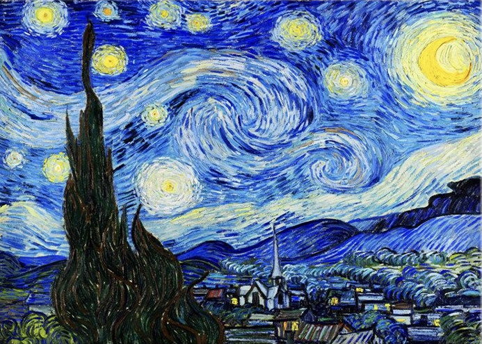 Vincent van Gogh "Gwiaździsta noc"  1889 r.