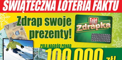 Świąteczna loteria FAKT Zdrapka. Zdrap swoje prezenty!