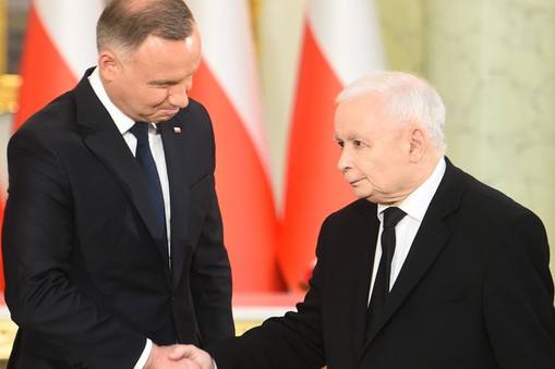 Andrzej Duda i Jarosław Kaczyński