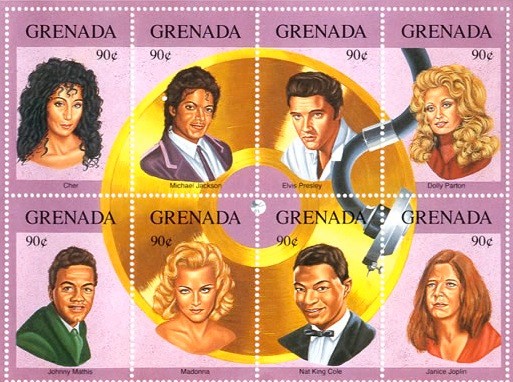 Madonna na znaczkach pocztowych