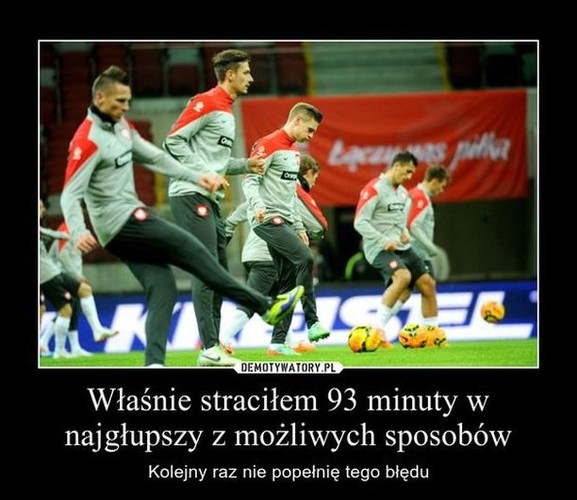 mecz Polska - Szkocja / mem