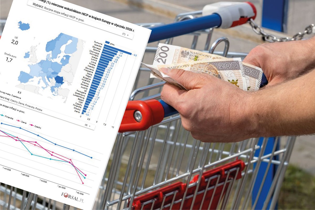 Inflacja HICP w krajach UE w styczniu 2026 r.