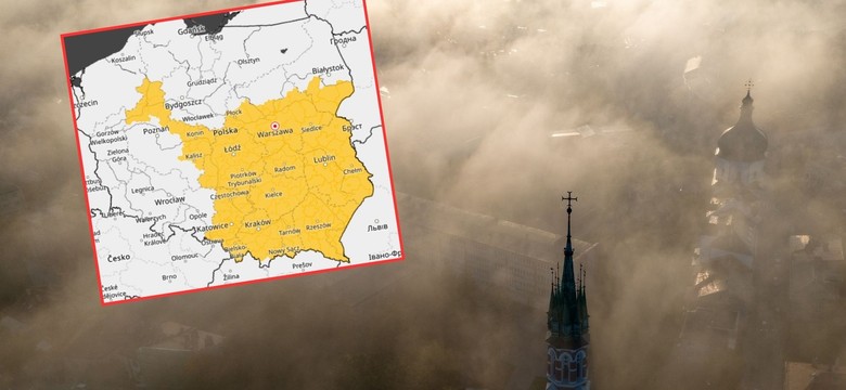 Groźne zjawisko otoczy Polskę w nocy. Prawie cały kraj "na żółto", są alerty IMGW [MAPA]