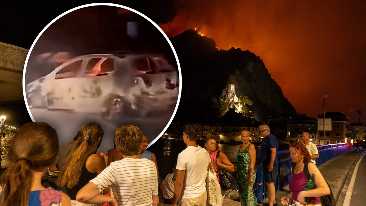 Požar kod Omiša u Hrvatskoj