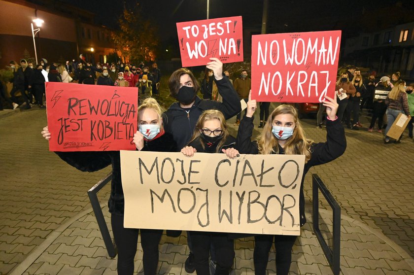 Protesty kobiet w całej Polsce