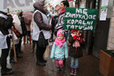 Górnicy protestujący na Śląsku