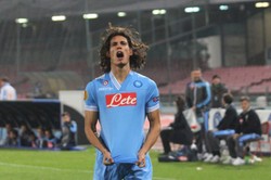 Liga Europy: Popis Cavaniego. Cztery gole napastnika Napoli. WIDEO