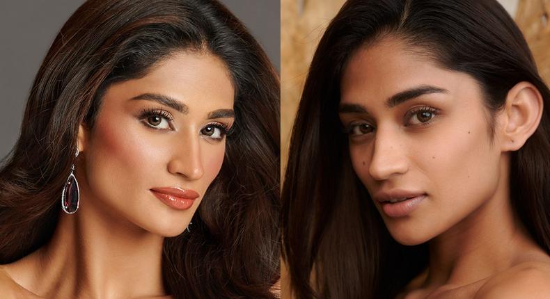 Miss Universe contestants, including Miss India (pictured), took part in a makeup-free photo shoot ahead of the competition.Benjamin Askinas/Miss Universe