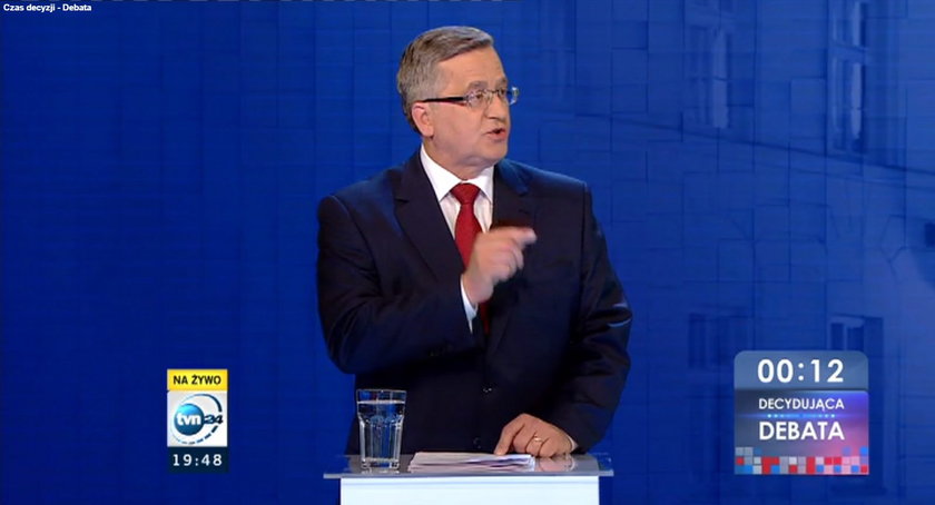 Najlepsze zdjęcia z debaty Duda-Komorowski