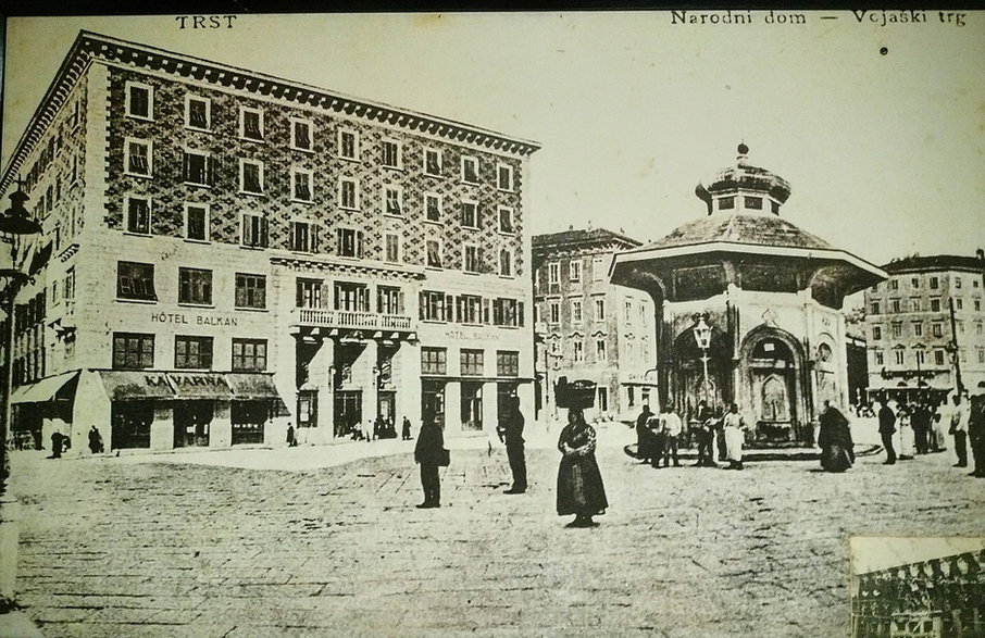 Narodny dom z 1904 r., wielka scena miejscowego słoweńskiego teatru