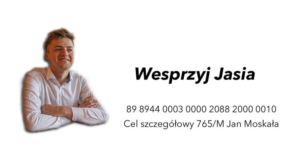 Rodzina i przyjaciele Janka Moskały zorganizowali zbiórkę pieniędzy na rehabilitację 20-latka, który uległ ciężkiemu wypadkowi. Możemy pomóc powrócić młodemu mężczyźnie powrócić do samodzielności.