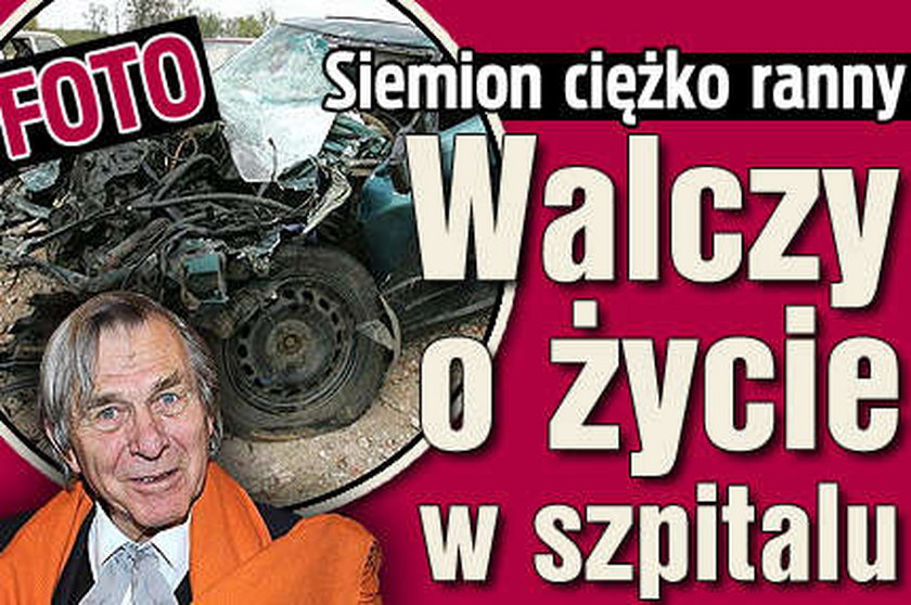 Siemion ciężko ranny. Walczy o życie w szpitalu